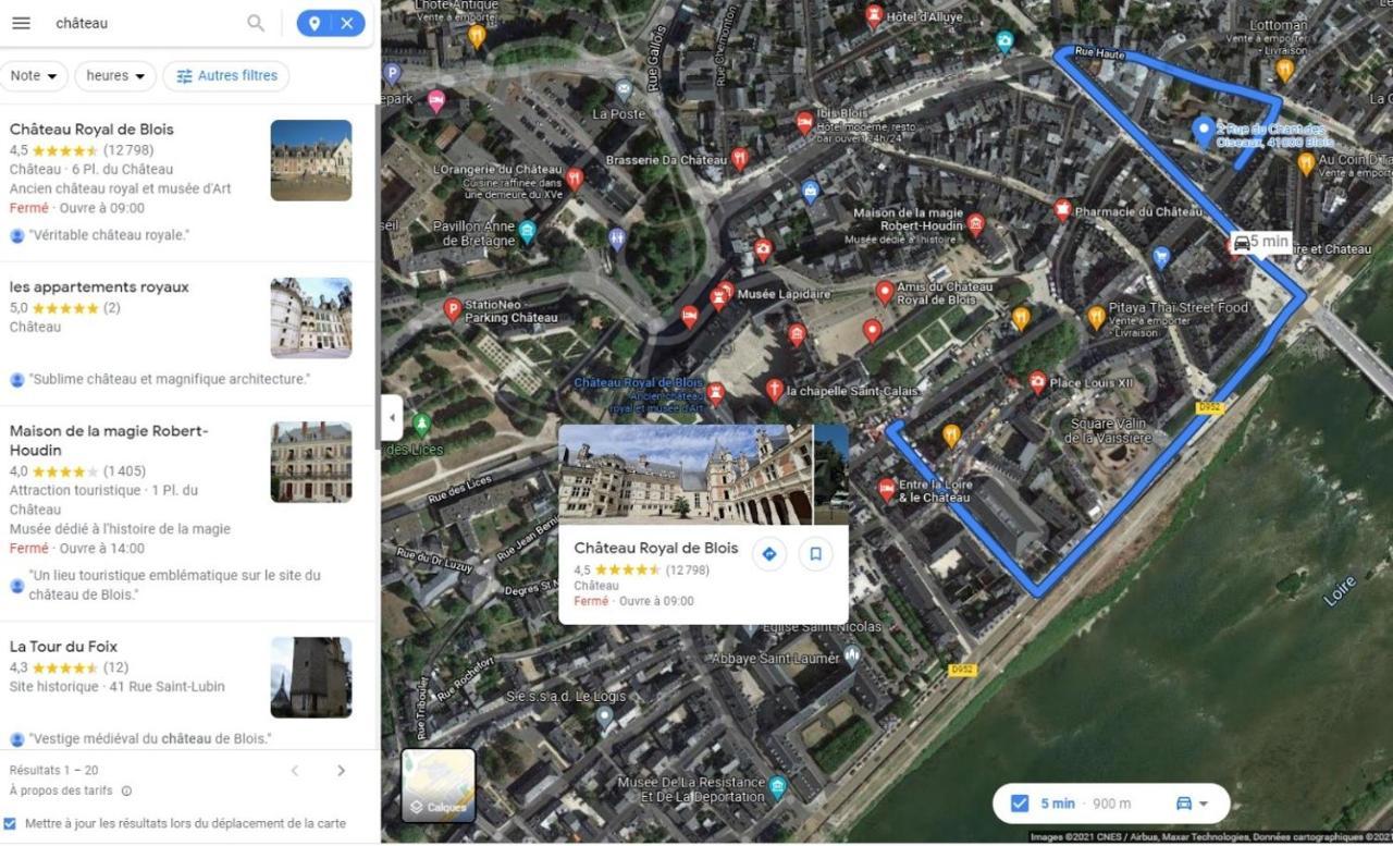 Appart Cosy Hypercentre Blois 5Mn Chateau Parking Voiture Velos Екстер'єр фото